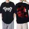 Anime Berserk Guts 90s Vintage Manga Swordsman Gatsu Zodd Gothic T-shirt Men Women Cotton Loos