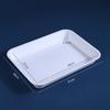 High Quality Multicolor Serving Tray Plastic Rectangle Food Tray Scratch Resistant Multi-sizes Fruit Tray Kitchenware