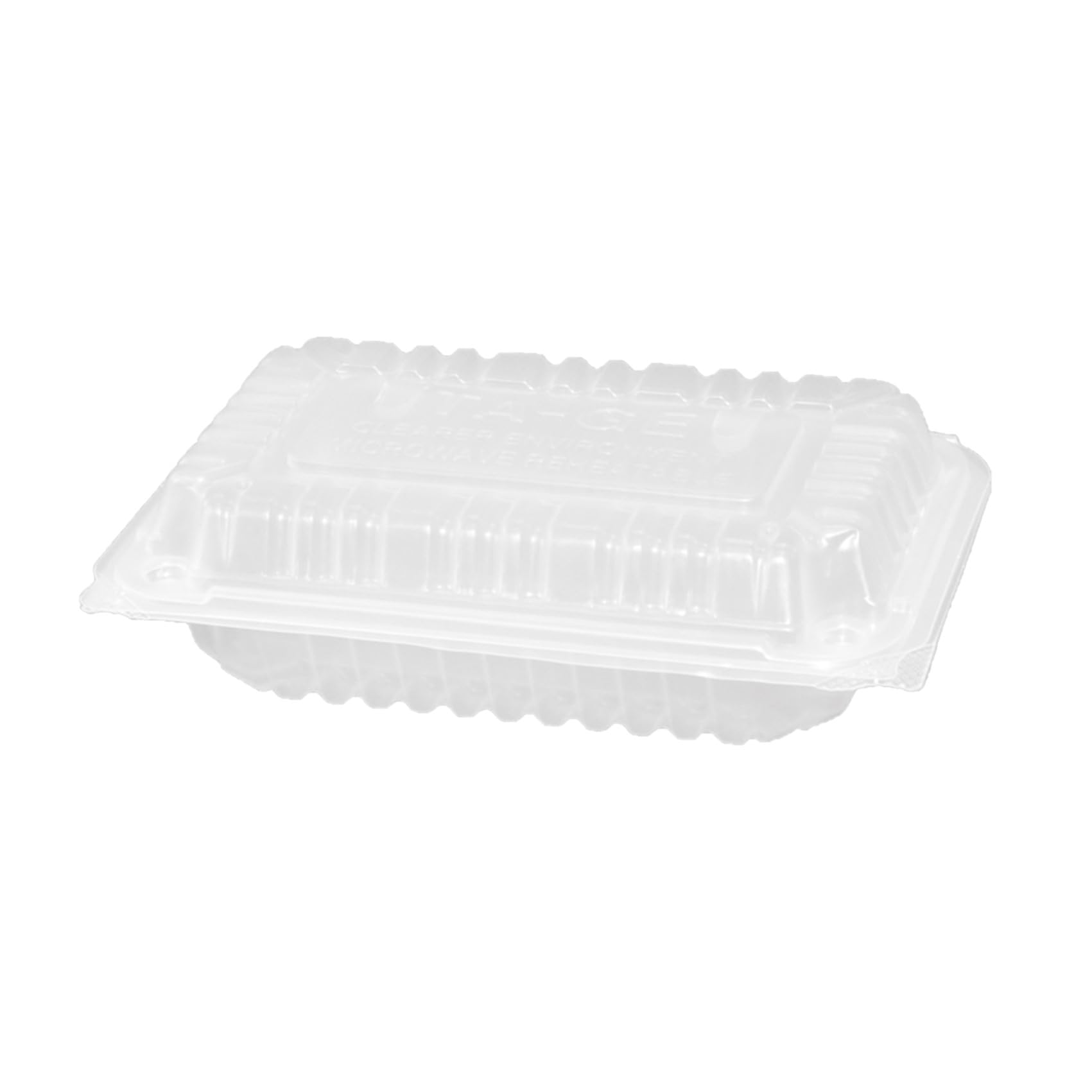 

Takeout Containers, Heat-Resistant Food Packs, Horizontal, Small, 100-Count, Microwaveable, with Integrated Lids, PP Containers
