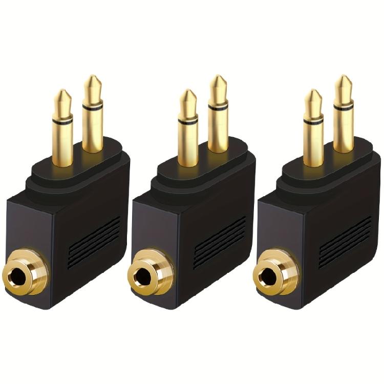 Aircraft Grade Headphone Adapter With Low Latency Bluetooth-compatible Transmitter Double Device Sharing