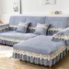 Plush Sofa Covers Four Seasons Sofa Towel Fabric Seat Cushion Backrest Towel Simple Modern Couch Cover Non-slip Sofa Bed Cover