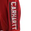 carhartt 103121 Long Sleeve Sweatshirts L Red Men's Used