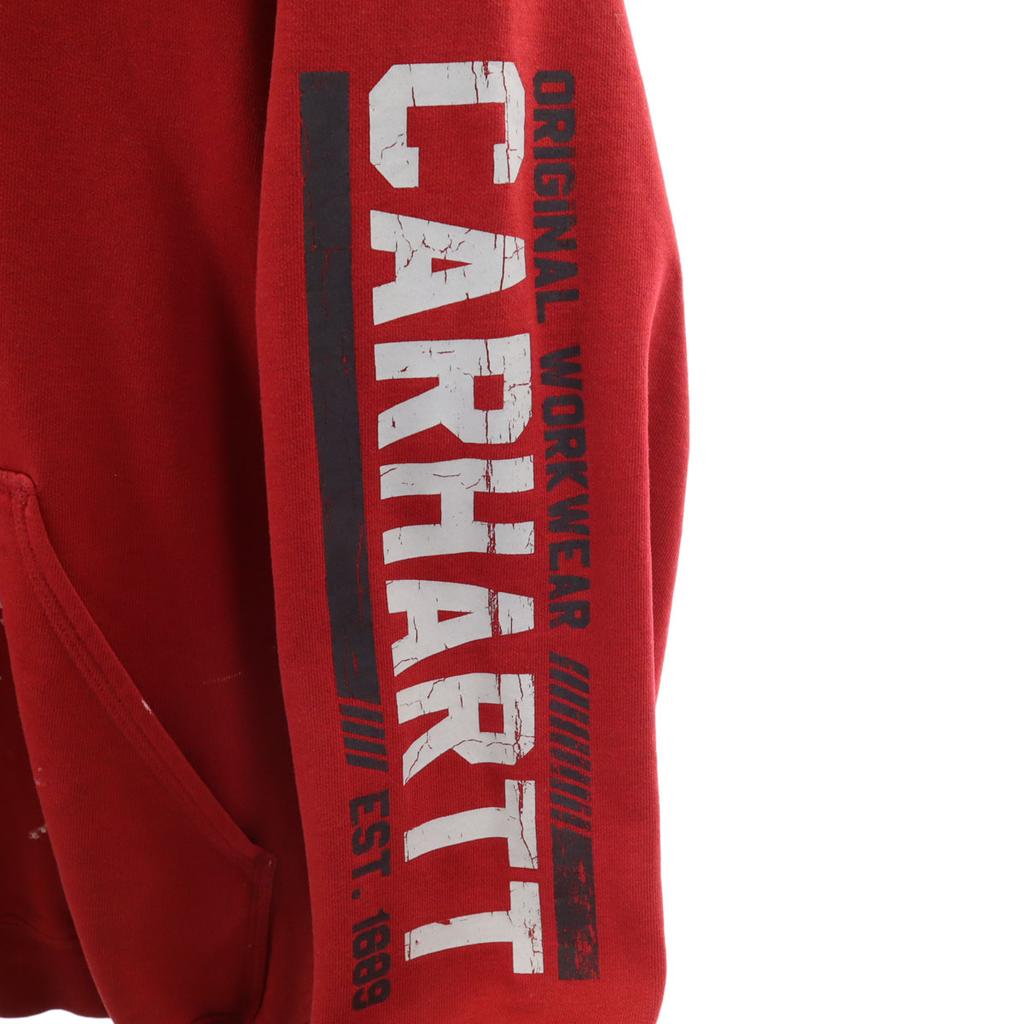 carhartt 103121 Long Sleeve Sweatshirts L Red Men's Used
