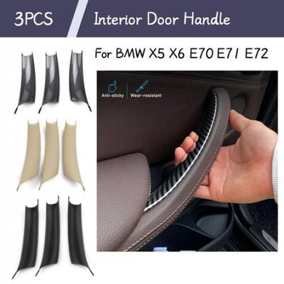 Door Panel Handle Pull Interior Trim Cover Fits 2007-2013 BMW X5 X6 E70 E71 E72