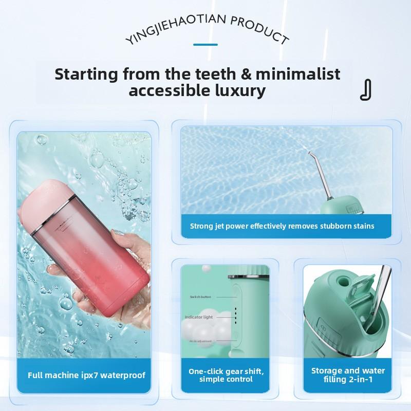 Electric Portable Household Dental Flusher Oral Cleaning Washer Small Dental Washer Water Floss