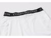 Men's High-Elastic Fitness Leggings - Patch Pocket, Compression, Breathable, Quick-Drying, Ideal for Autumn/Winter Running & Basketball.