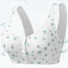 Middle Aged Elderly Mothers' Plus Size Underwear Thin Design Front Opening Gathering of Accessory Breasts No Steel Ring Vest Style Sleep Bra