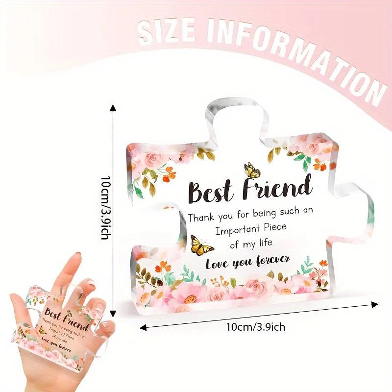 Mum Birthday Gifts Acrylic Puzzle Plaque Decorations, Presents for Mum Nana Grandma, Mothers Day Gifts