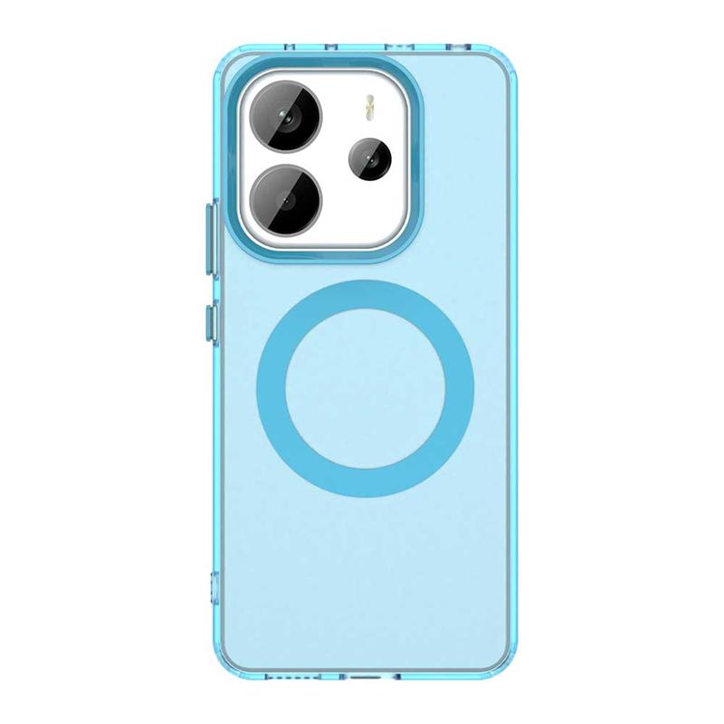 Transparent Case For Redmi Note 14 4G Case For Redmi Note 14 Magnetic Adsorption Wireless Charge Cover For Redmi Note 14 4G Case