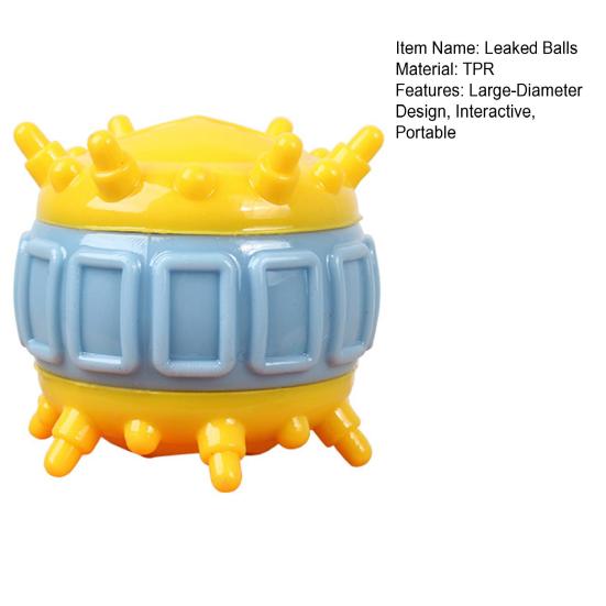 Interactive Dog Toys Food Dispensing Toy for Aggressive Chewers Leaked Balls Teeth Cleaning Food Puzzle Toy for Small Medium Large Dogs