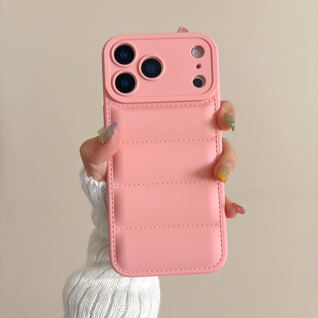 Autumn and winter wave three-dimensional down jacket iPhone11Promax mobile phone case Korean Apple 11P protective case