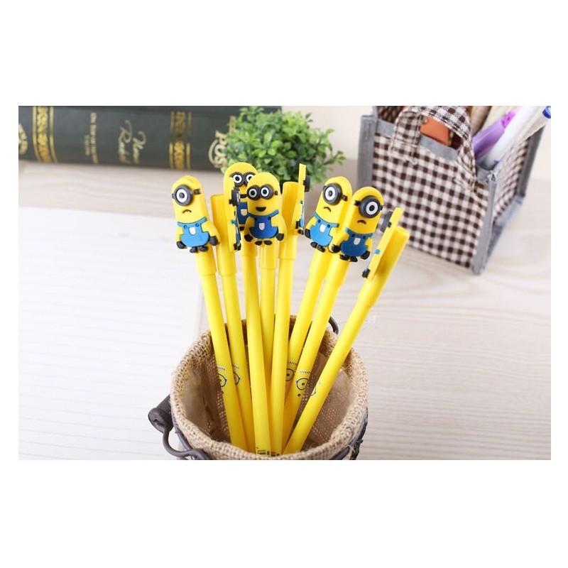 Minions Stationery Black Neutral Pen With 05mm Tip For Office And School Use