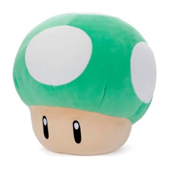 TAKARATOMY A.R.T.S Super Mario Mocchi-Mocchi-GameStyle 1UP Mushroom Plush Toy Height Approx. 35cm