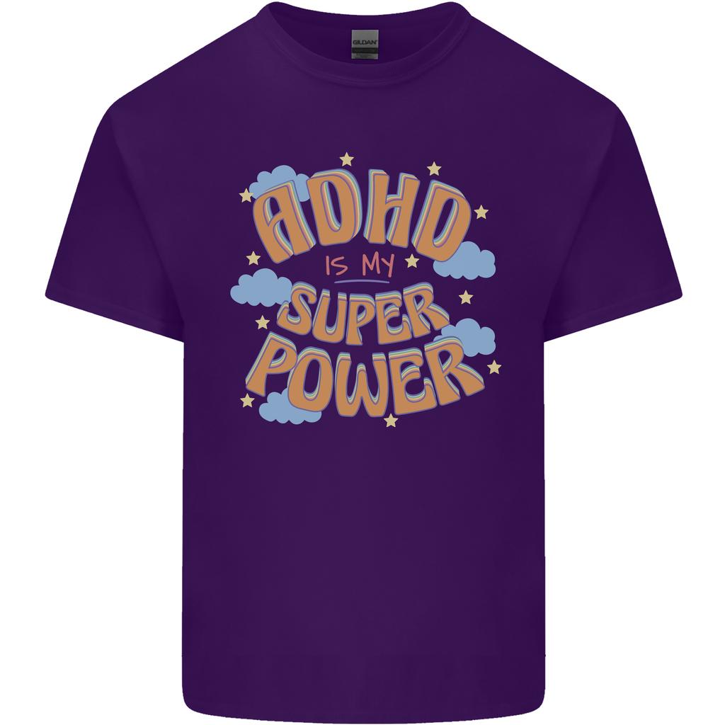 ADHD Is My Superpower Unisexs Light Cotton TShirt
