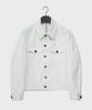 Noirer Oversized Crop Denim Jacket (Cream)