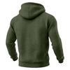 Men's Knit Hooded Sweatshirt Color Casual Winter Pullover