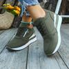 Plus Size Sneakers Fall 2025 New Platform Lace-up Comfortable Running Shoes for Women