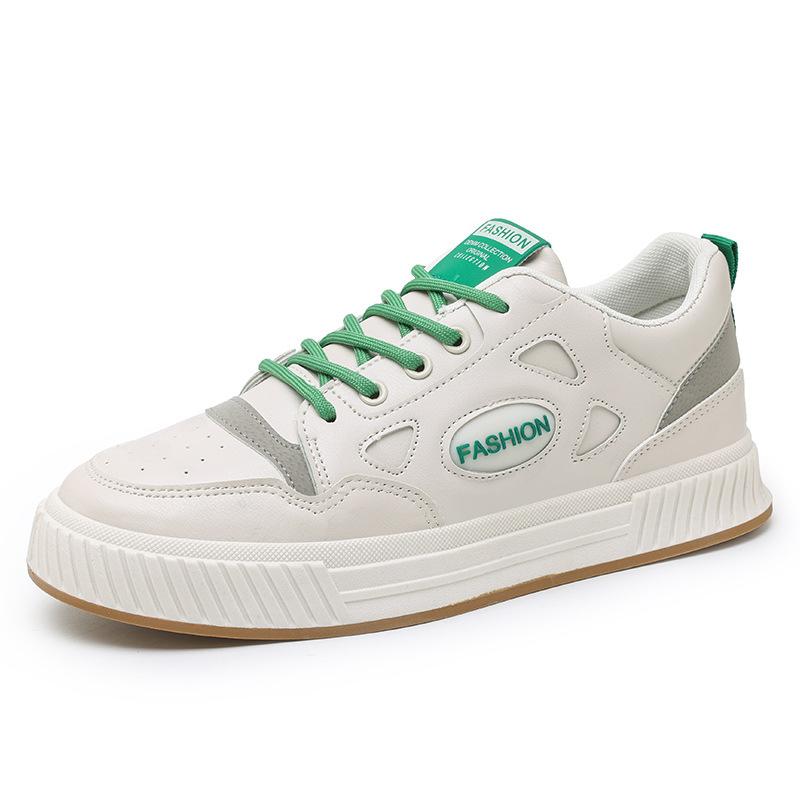 

Summer men s shoes 2025 new breathable trend youth sports and leisure board shoes wear-resistant thick sole Korean version trendy shoes men 44