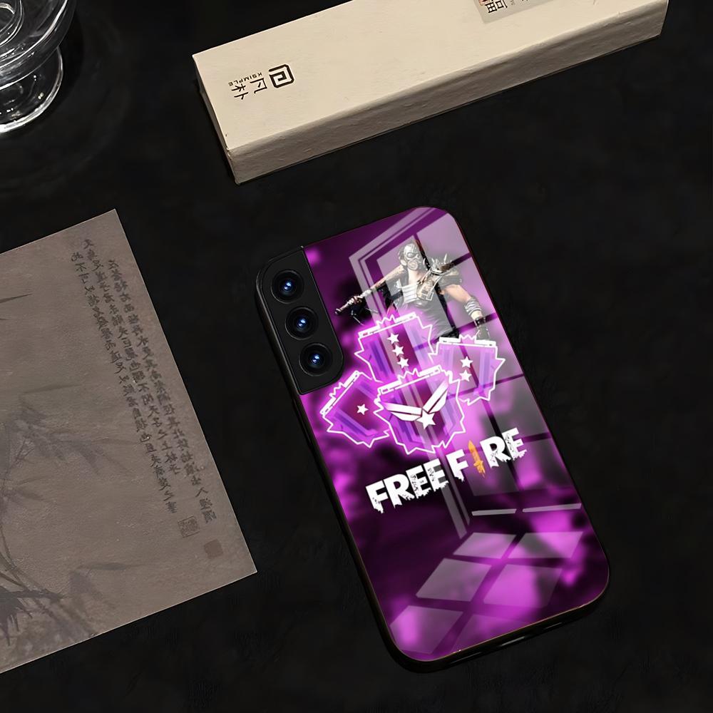 Etui na Telefon Gra Free Fire 2025 Szkło Gorące Dla Samsung S 25 24 Ultra Plus 23 22 21 20 A 34 54 53 Anti Peeping Note20 M 54 Pokrowiec