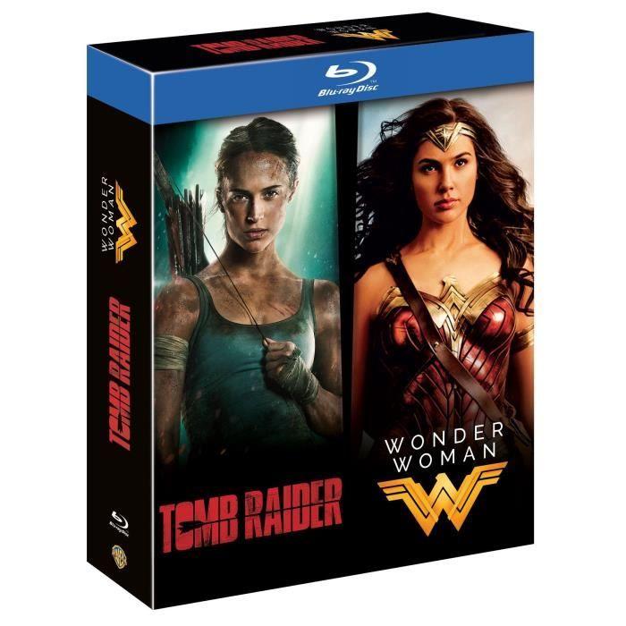 Coffret Blu-Ray Héroïnes 2 Films : Tomb Raider & Wonder Woman
