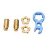   7pcs   Alloy     Valve   Strong Hardness Bike Tire Valve Cover Nut Set