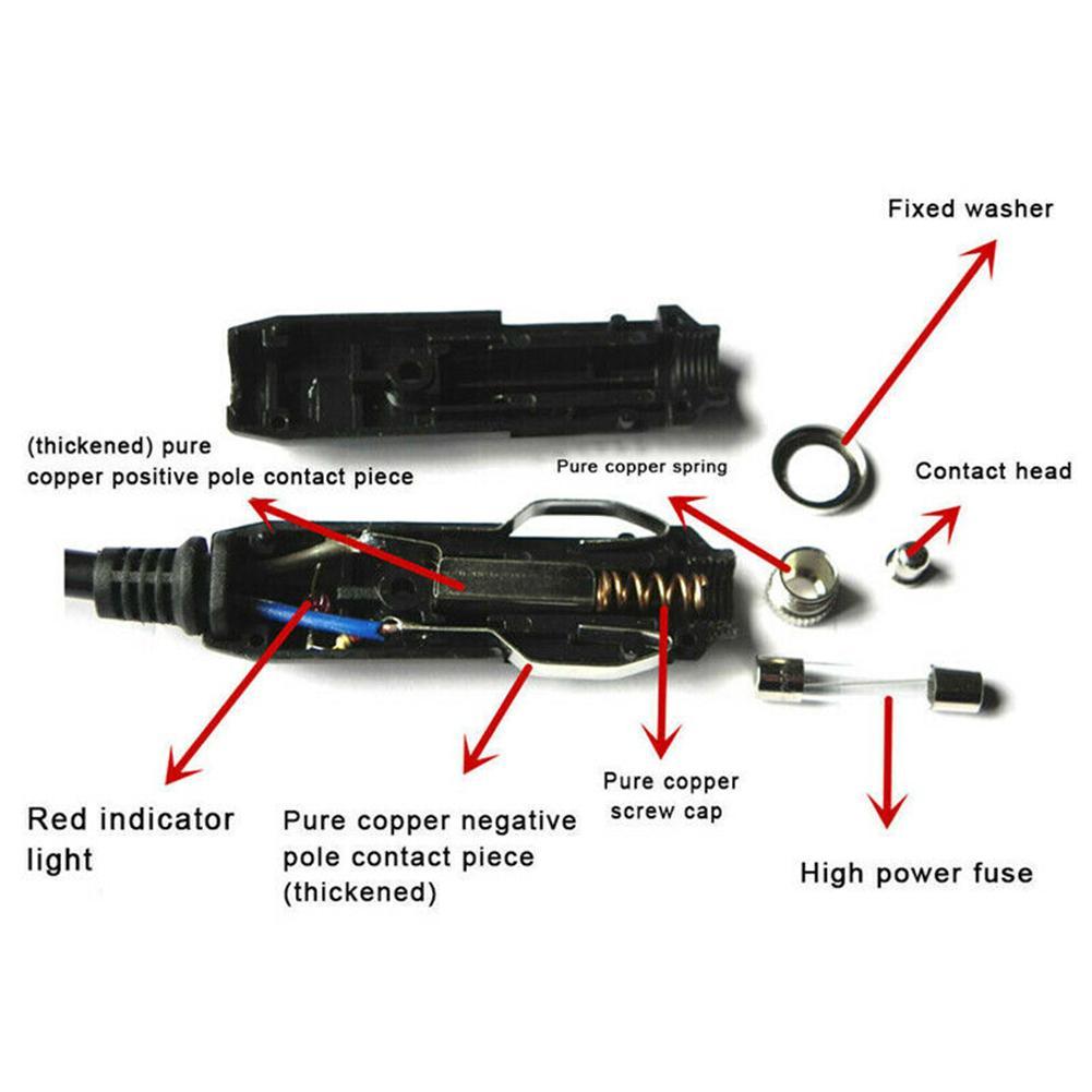 12V 24V Auto 20A Hann Bil Sigarettenner LED Sokkel Plugg Ny Adapter Reservedeler Bil Koble U0V5