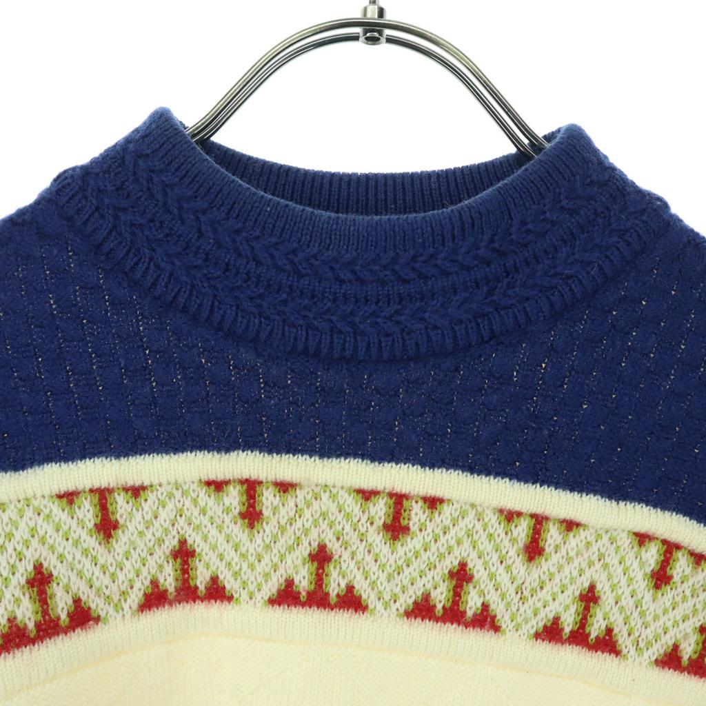 KENZO GOLF 90s Old Long Sleeve Knit 1 Ivory Men's Used