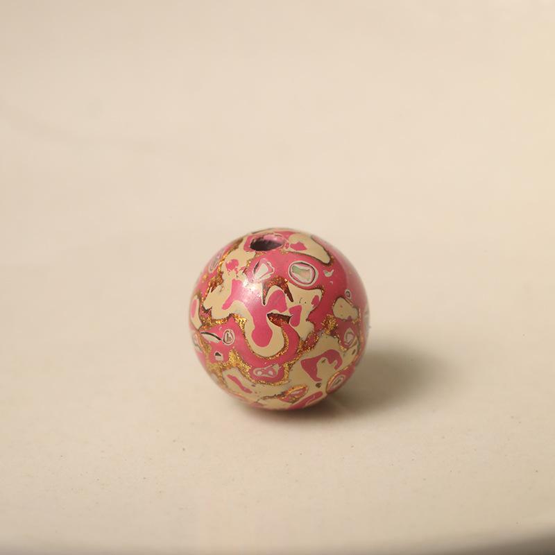 Genuine Flawless 8mm Lacquer Beads Inlaid with Mother-of-Pearl Buddhist Prayer String