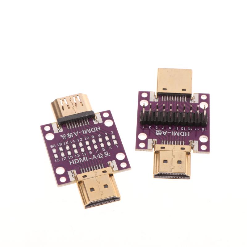 Conversion Test PCB Board; HDMI Male to Male/Female to Female Adapter Module