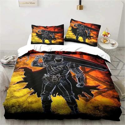 Anime Berserk Duvet Cover Set Single Double Size Bedding Set For Kids Teen Polyester Quilt Cover Set Home Textiles Movie Decor