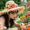 Wide Brims Beach Cap Elegant Straw Fisherman Hat With Floral Accents For Women Outdoor Beach Vacation And Sun Protection
