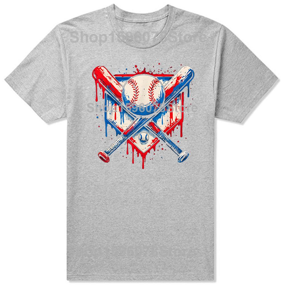 Lustiges Baseball Klassisches T-Shirt Sommer Männer Frauen Kleidung Mode T-Shirts Baumwolle Kurzarm Übergroß Locker T-Shirt Oberteile