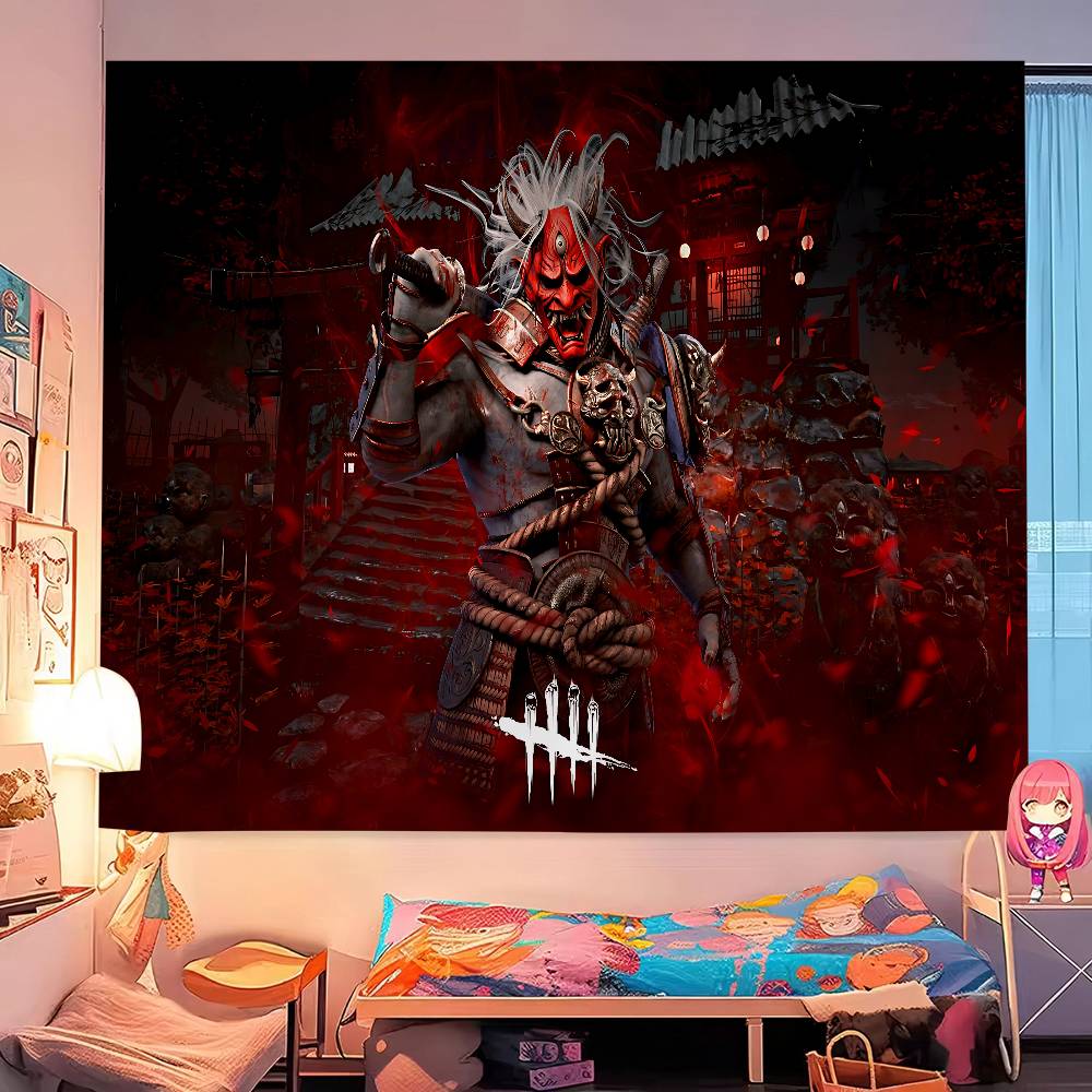 Dead By DDaylight Cartoon Tapestry Art Science Fiction Room Home Decor Art Home Decor