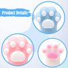 Cat Paw Knitting Pin Stoppers Gifts Reusable Silicone Knit Pin Tips Covers for Crafting Sweater Quilting Crocheting Hand Sewing