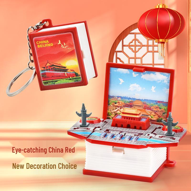 3D Dinosaur & Space Astronaut Pop-Up Keychain Book: Educational, Creative Decompression Toy