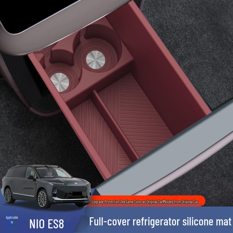 Silicone Refrigerator Protection Mat for Nio ES8 - Rear Full Coverage Interior Accessory