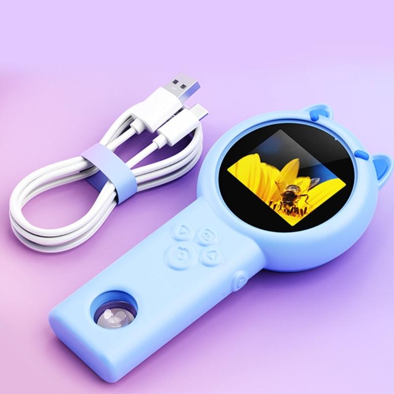 Handheld Pocket Digital Microscope for Youngly Explorers with Recording Functions High Definition Imaging Learning Tool