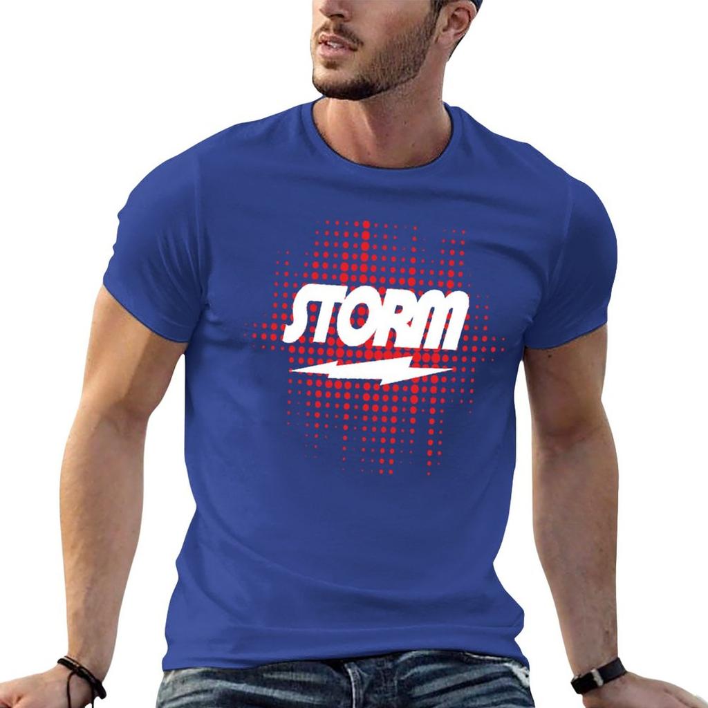 Nowy T-shirt Storm Bowling Krótki t-shirt Bluzka t-shirt dla mężczyzn