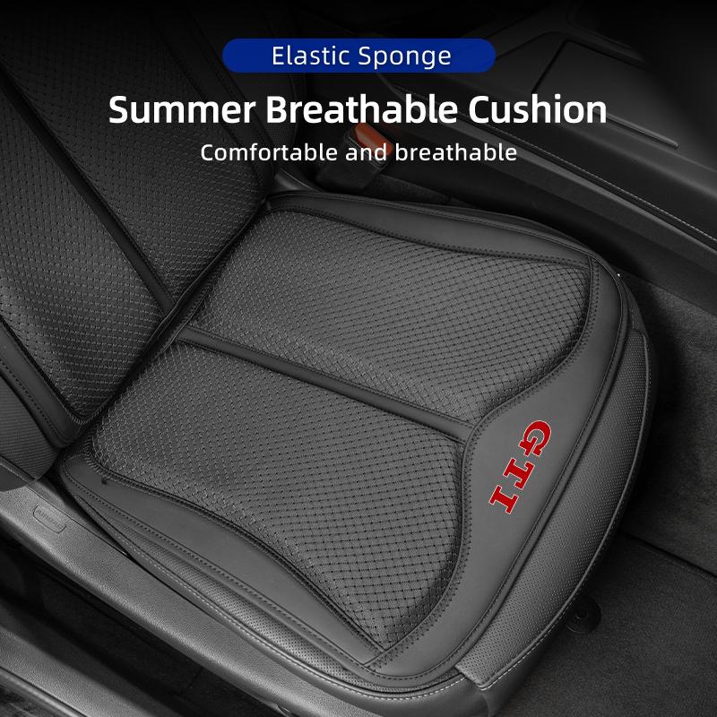 For Volkswagen NKSCar Seat Cushion Honeycomb Breathable Cool Ice Silk For VW GTI Golf Polo Passat Scirocco Tiguan Jetta T-ROC Touareg Touran CC