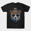 Herren Schwarzes Print T-Shirt Chicago Bears No-Cut Transferpapierdruck Baumwoll-T-Shirt