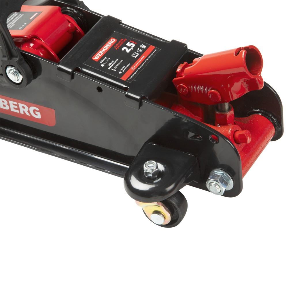 Podnośnik Samochodowy Niskoprofilowy WERKBERG 2,5T 80-360 Mm N