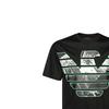 Emporio Armani Logo Pattern Straight Cut Round Neck Short Sleeve T-Shirt Men Tops 3H1T79-1JSTZ-0999