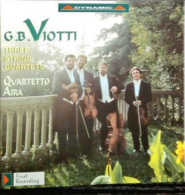 CD VARIOUS - Viotti: Three String Quartets  CDS138 Dynamic Italy Classical Used