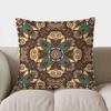 Exquisite Geometric Ethnic Pattern Double-sided Printed Pillow Cover Short Plush Suitable Living Rooms Sofas Throw Cushion Cover