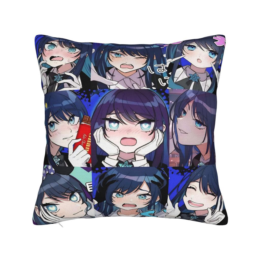 Ado Hibana World Tour Pillowcase Polyester Cushion Cover Decoration Anime Music Throw Pillow Case Cover Bedroom Zipper 40*40cm