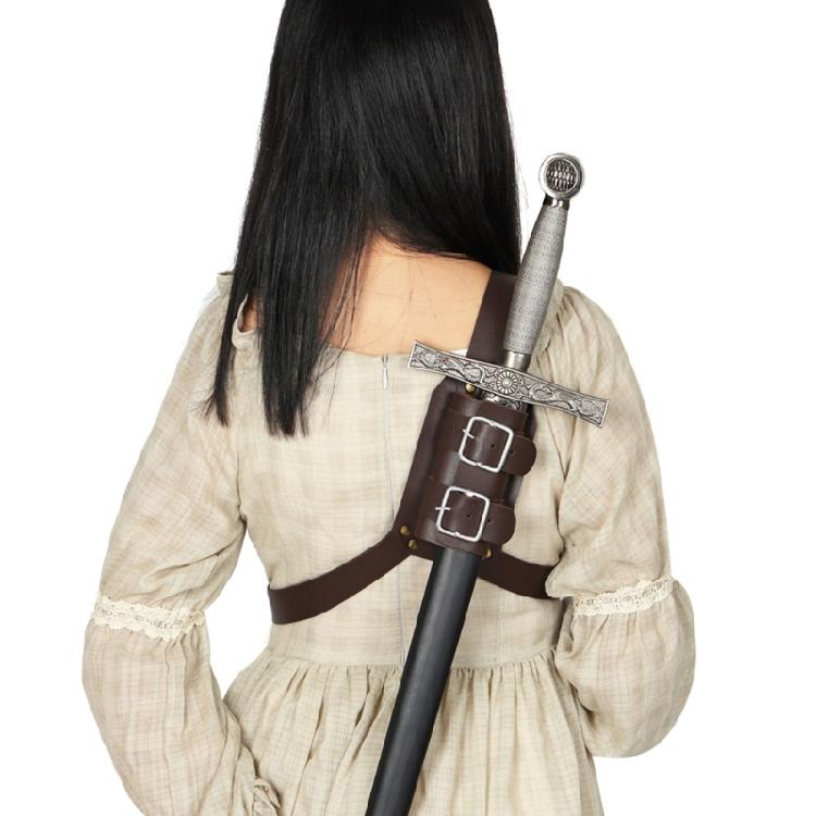 Orta Çağ Rönesans Kılıçları Omuz Sırt Kılıfları Tutucu LARP Kostüm Cosplay
