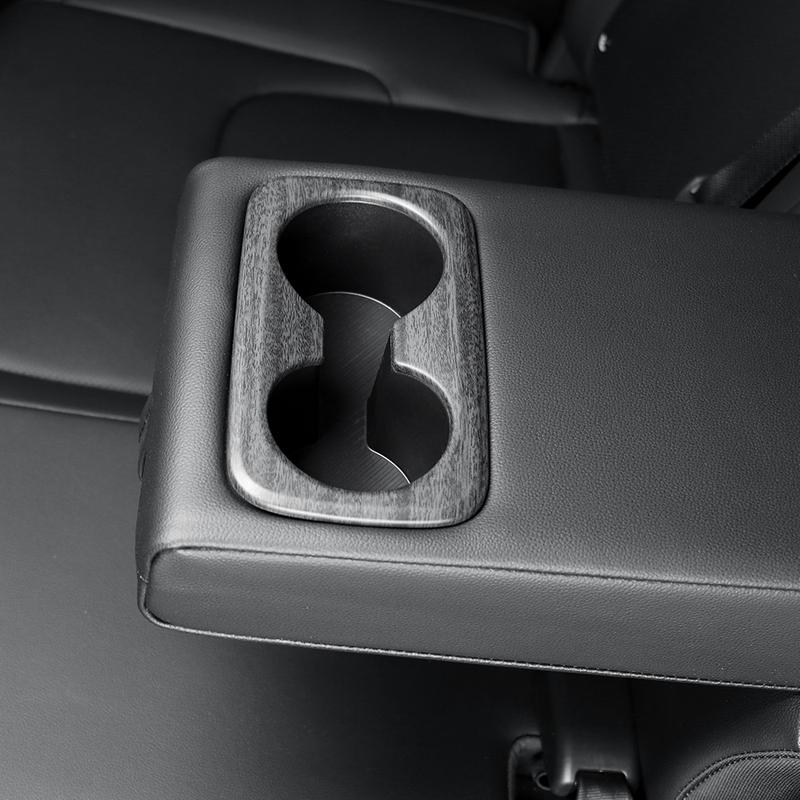 For Kia Sportage NQ5 -2026/For Hyundai Tucson -2024 Carbon Fiber Rear Row Water Cup Cover Trim Interior Accessories