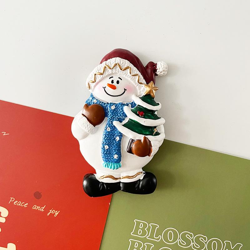 3D Nordic Santa & Reindeer Christmas Refrigerator Magnets