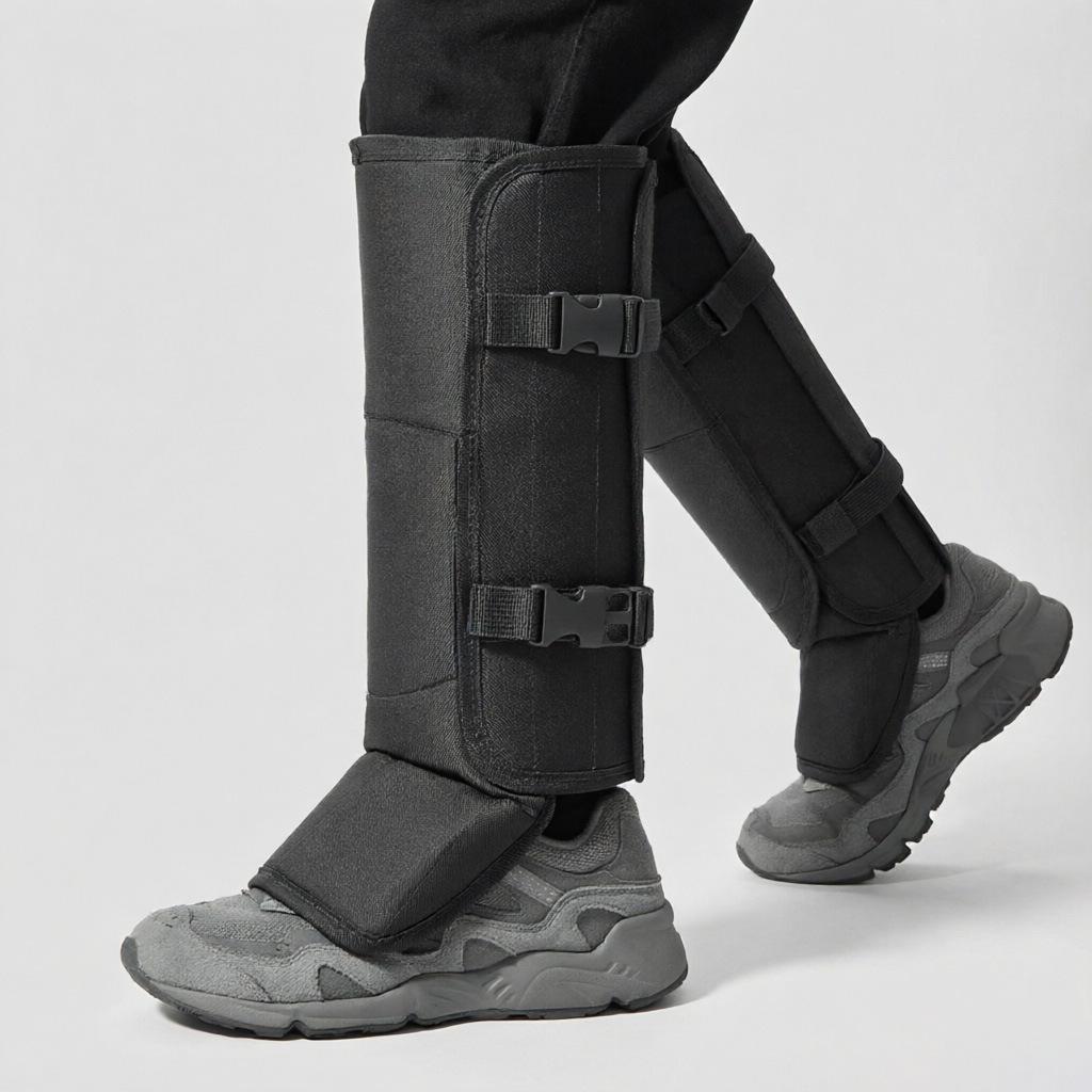 Waterproof Anti-Scratch Snake-Bite Resistant Outdoor Gaiters with Knee Pads for Hiking and Mountaineering
