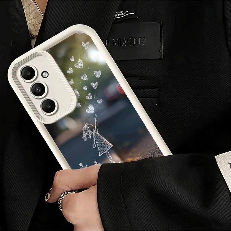 Nature Cute Child Painting Style Soft Phone Case for Samsung Galaxy S26 Ultra S25 Edge S24 S23 S22 Plus S21 S20 FE 5G Shell Sili